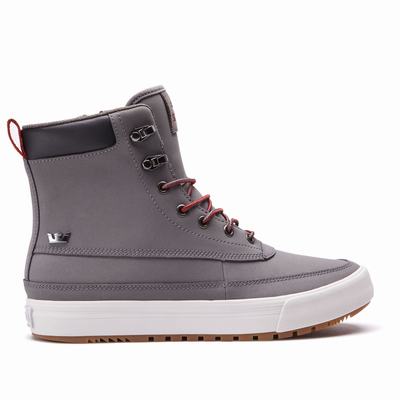 Női Supra OAKWOOD Magasszárú Cipő HU975160 Szürke